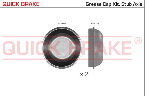 QUICK BRAKE Крышка, подшипник ступицы колеса